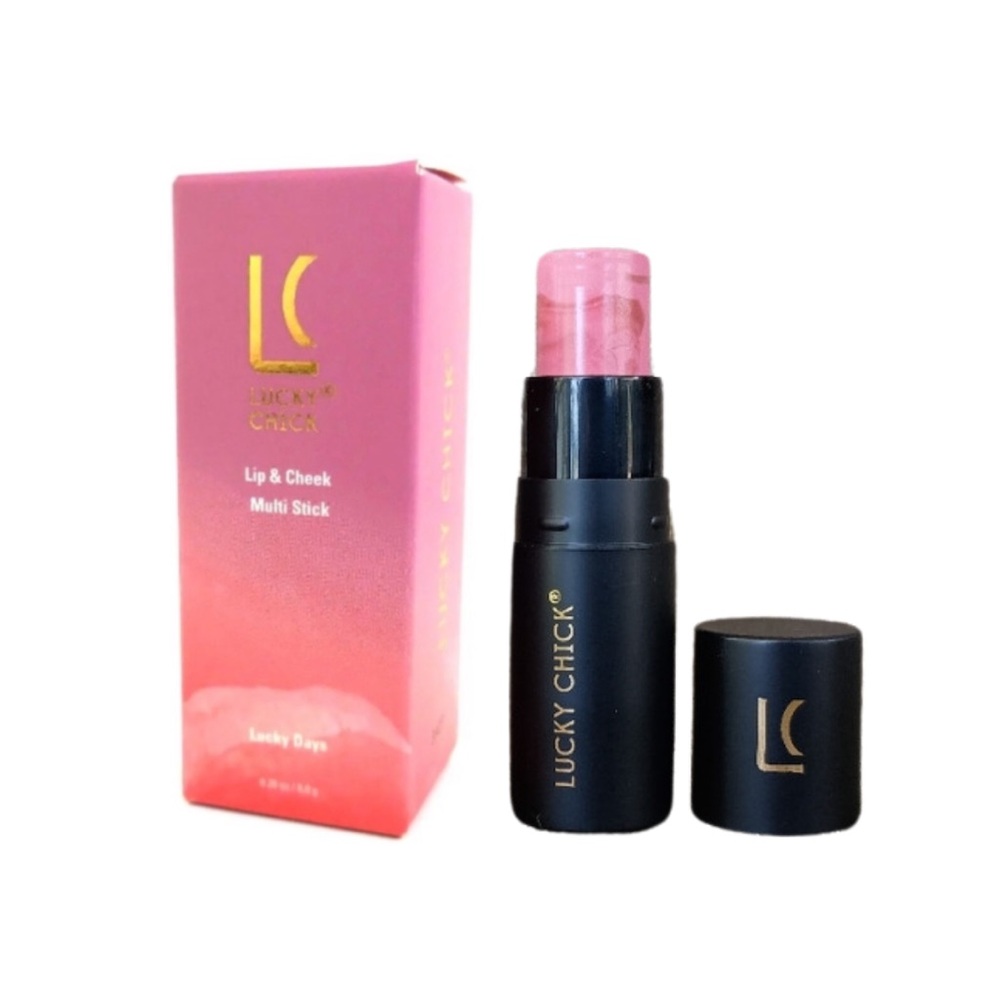LUCKY CHICK Lip & Cheek Multi Stick in ‘LUCKY DAYS’ - FULL SIZE .28 oz NIB